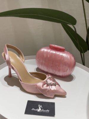 Cuccon Pink Slingback Heels
