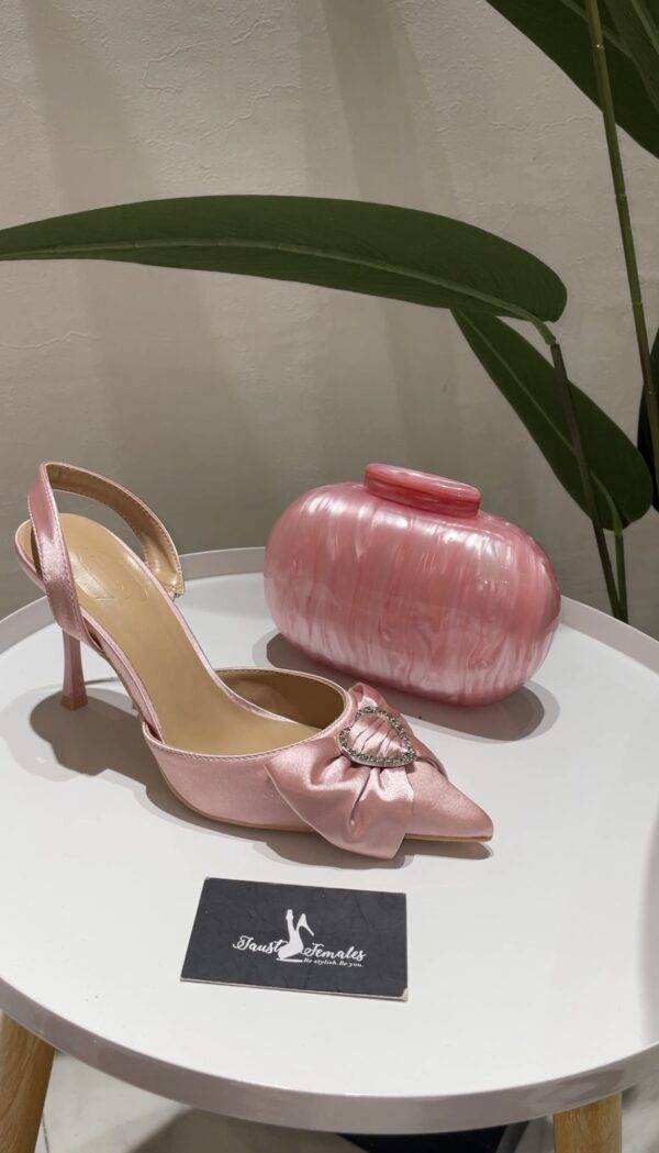Cuccon Pink Slingback Heels