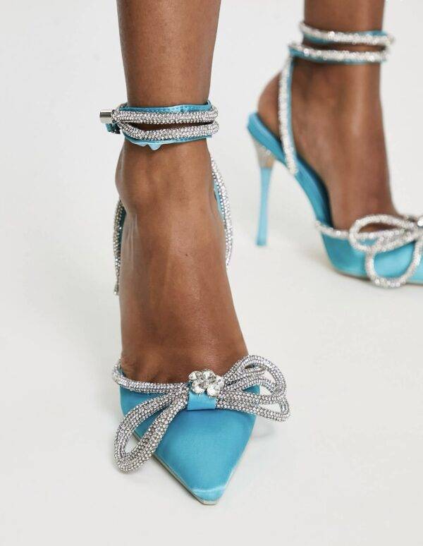 Public Desire Blue Heels