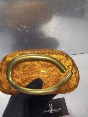 Orange Acrylic Clutch