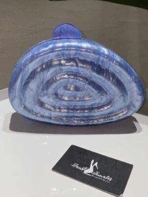Blue Acrylic Purse