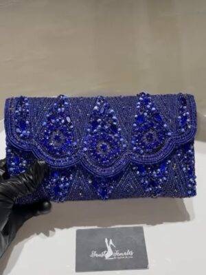 Blue Indian Purse