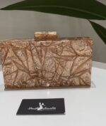 Rose Gold Broken Acrylic Clutch