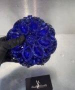 Blue Swarovski Clutch