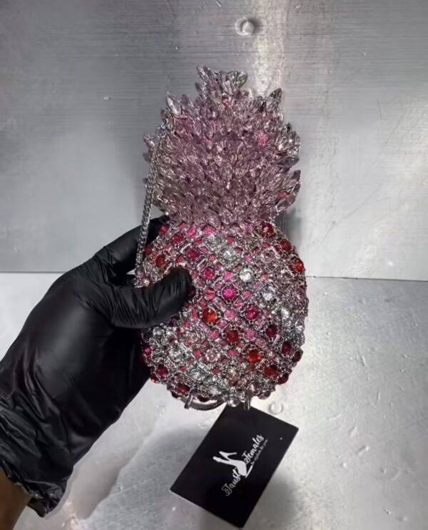 Pink Pineapple Clutch