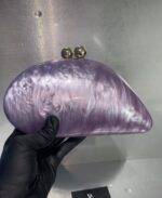 Lilac Acrylic Clutch